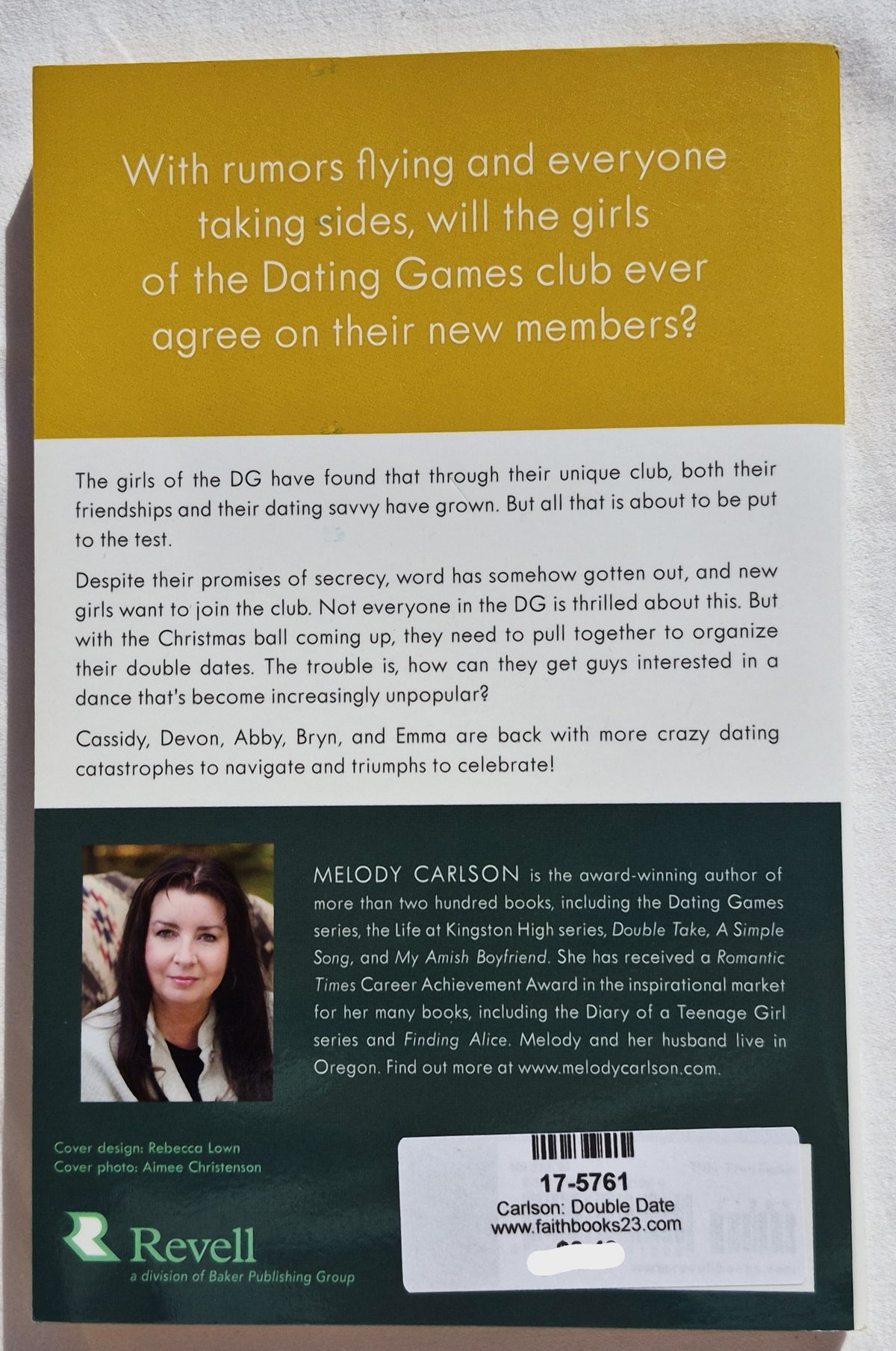 Doppeltes Date von Melody Carlson (The Dating Games #3, Sehr gut, 2015, Pbk, 228 Seiten, Revell)