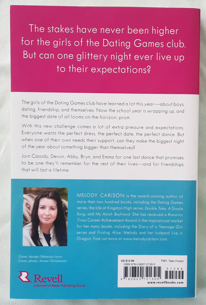 Prom Date by Melody Carlson (The Dating Games #4, Very good, 2015, Pbk, 209 pages, Revell)