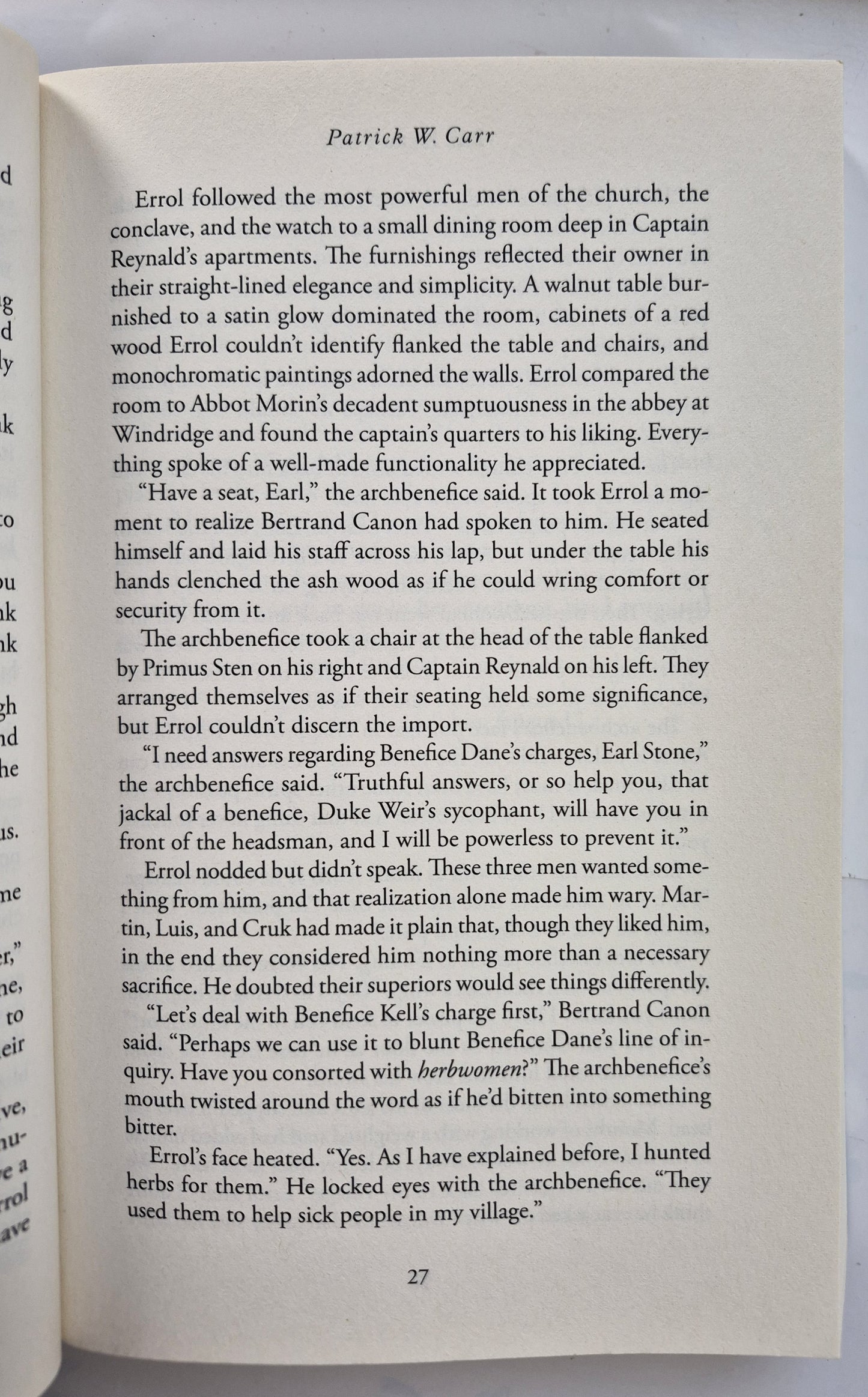 The Hero's Lot #2 by Patrick W. Carr (The Staff and the Sword, New, 2013, Pbk, 444 pages, Bethany House)