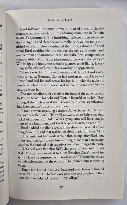 The Hero's Lot #2 by Patrick W. Carr (The Staff and the Sword, New, 2013, Pbk, 444 pages, Bethany House)