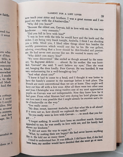 Lament for a Lost Lover by Philippa Carr (Daughters of England #5, Very good, 1977, HC, 310 pages, G.P. Putnam's Sons)