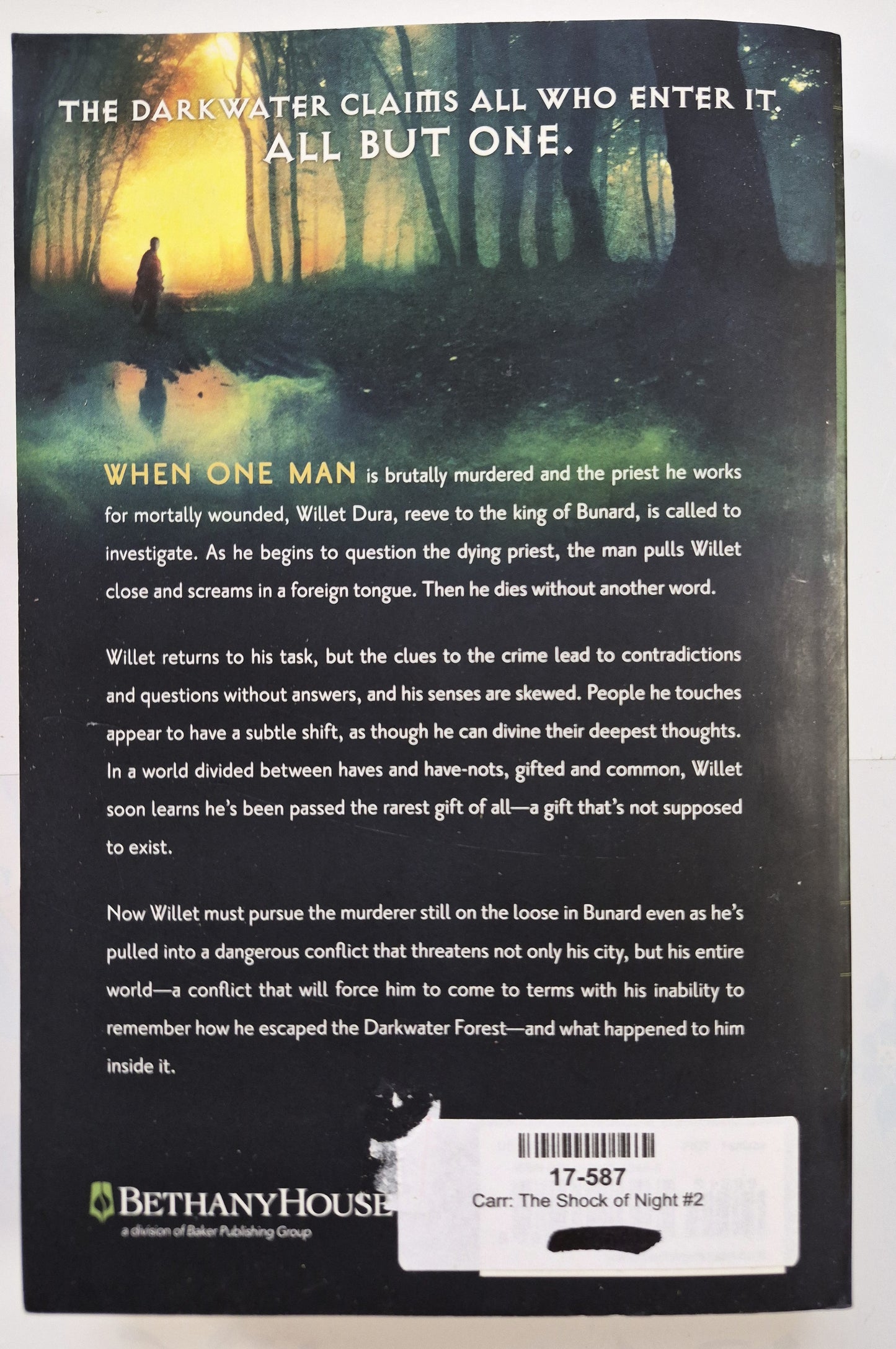 The Shock of Night #2 by Patrick W. Carr (The Darkwater Saga, New, 2015, Pbk, 460 pages, Bethany House)