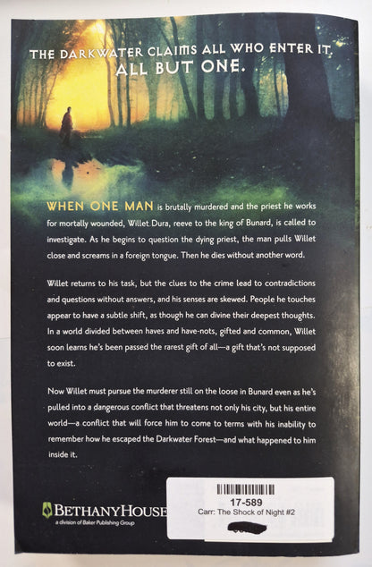 The Shock of Night #2 by Patrick W. Carr (The Darkwater Saga, New, 2015, Pbk, 460 pages, Bethany House)