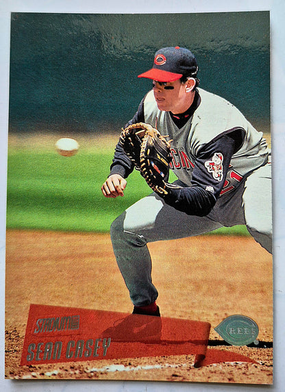 Casey Sean Cincinnati Reds 1st Base #11 Topps 2000 Stadium Club Baseball Card