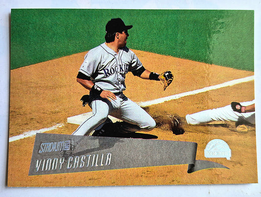 2000 Stadium Club Vinny Castilla #47 Colorado Rockies Baseballkarte TOPPS