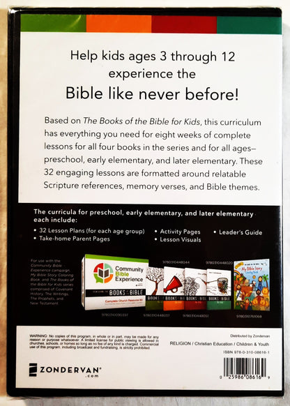 Die Bücher der Bibel Kinderlehrplan CDRom von Zondervan (Neu, 2017)