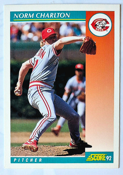 Charlton Norm Cincinnati Reds Pitcher #267 1992 Score Baseball Card