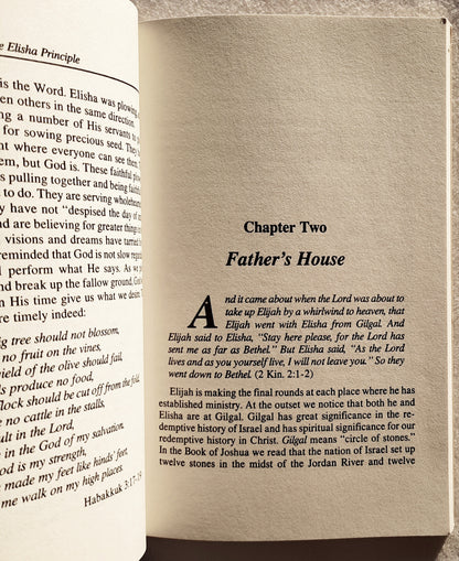 The Elisha Principle Jordan Revisted by Mark Chironna (Very good, 1985, PBk, 86 pages, Destiny Image)
