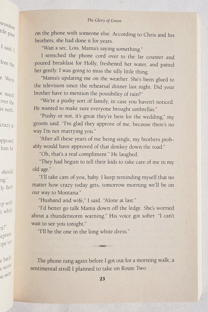 The Glory of Green #3 by Judy Christie (The Green Series, New, 2011, Pbk, 257 pages, Abingdon)