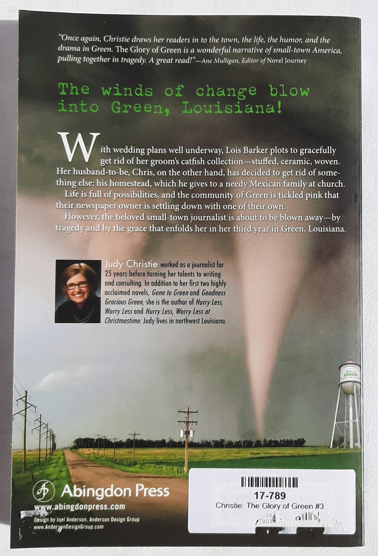 The Glory of Green #3 by Judy Christie (The Green Series, New, 2011, Pbk, 257 pages, Abingdon)