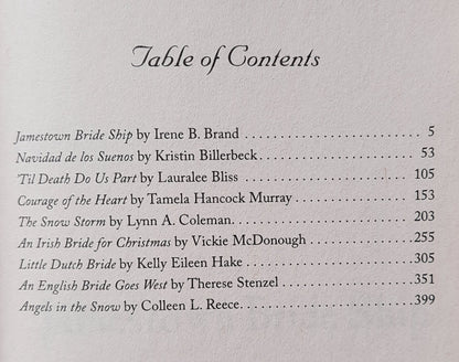 The Christmas Brides Collection by K.E. Hake; K. Billerbeck; L. Bliss; I.B. Brand et al (Very good, 2009, Pbk, 444 pages, Barbour)