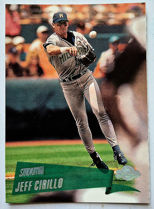 2000 Stadium Club Jeff Cirillo Milwaukee Brewers #81 Baseball-Karte TOPPS