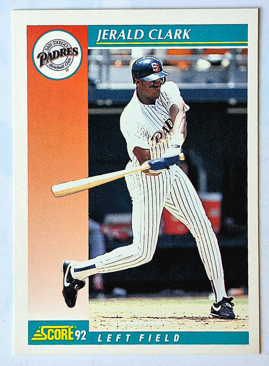 Clark Jerald San Diego Padres Left Field #257 1992 Score Baseball Card