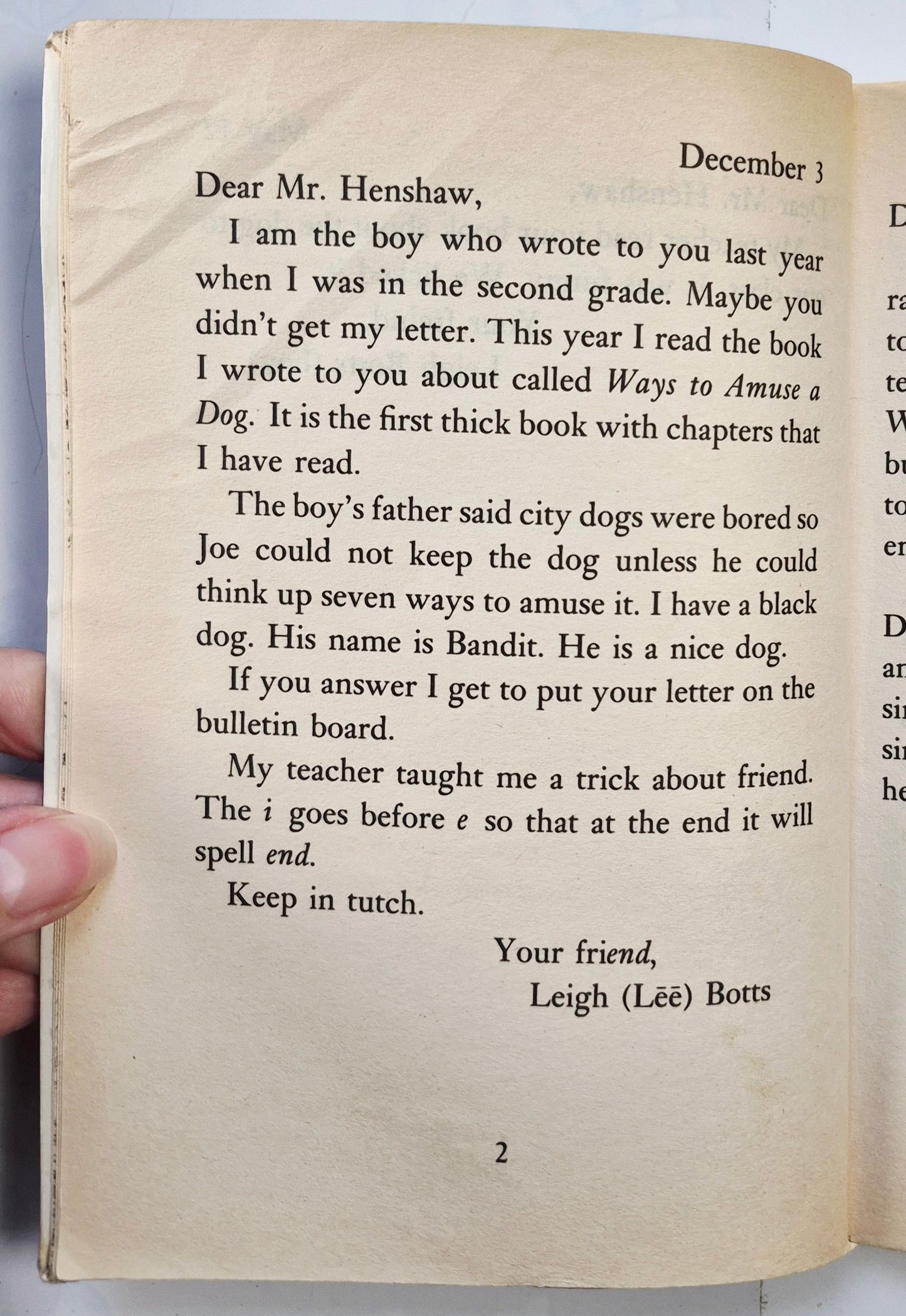 Dear Mr. Henshaw by Beverly Cleary; Paul O. Zelinksy (Good, 1994, Pbk, 134 pages, Avon Camelot)