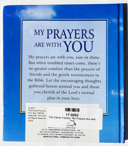 My Prayers Are with You by The Clever Factory (Very good, 2011, HC, 40 pages)