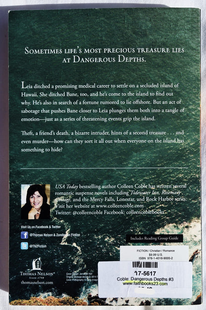Dangerous Depths von Colleen Coble (Aloha Reef #3, Sehr gut, 2006, Taschenbuch, 293 Seiten, Thomas Nelson)