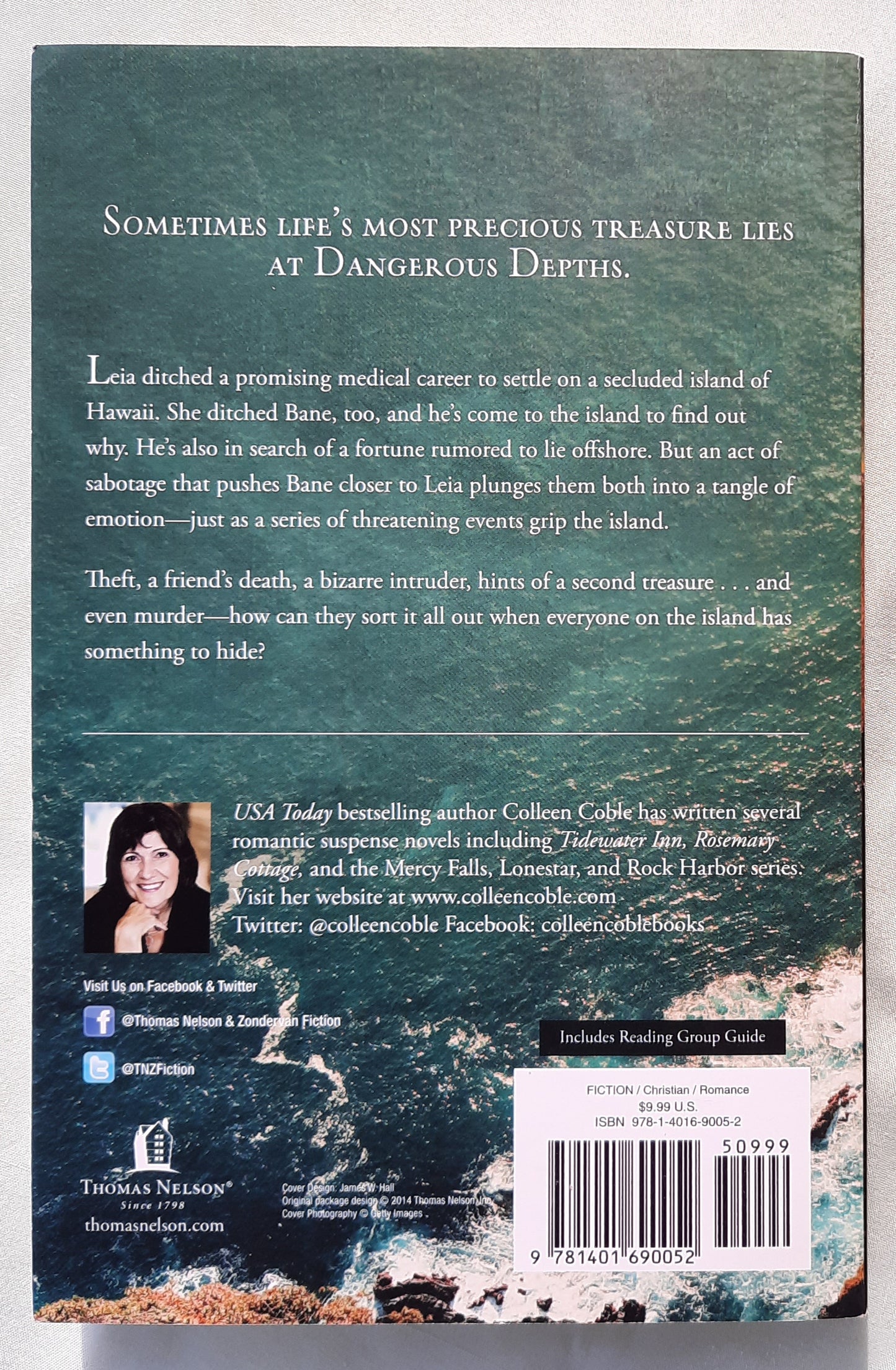 Dangerous Depths by Colleen Coble (Aloha Reef #3, Very good, 2006, Pbk, 293 pages, Thomas Nelson)
