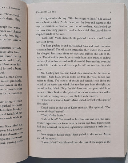 Distant Echoes by Colleen Coble (Aloha Reef #1, Very good, 2005, Pbk, 304 pages, Thomas Nelson)