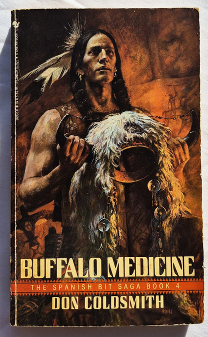 Buffalo Medicine von Don Coldsmith (Die Saga um das Spanische Zaumzeug #4, Gut, 1988, Taschenbuch, 196 Seiten, Bantam Books)