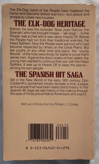 The Elk-Dog Heritage by Don Coldsmith (The Spanish Bit Saga #2, Good, 1987, Pbk, 198 pages, Bantam Books)