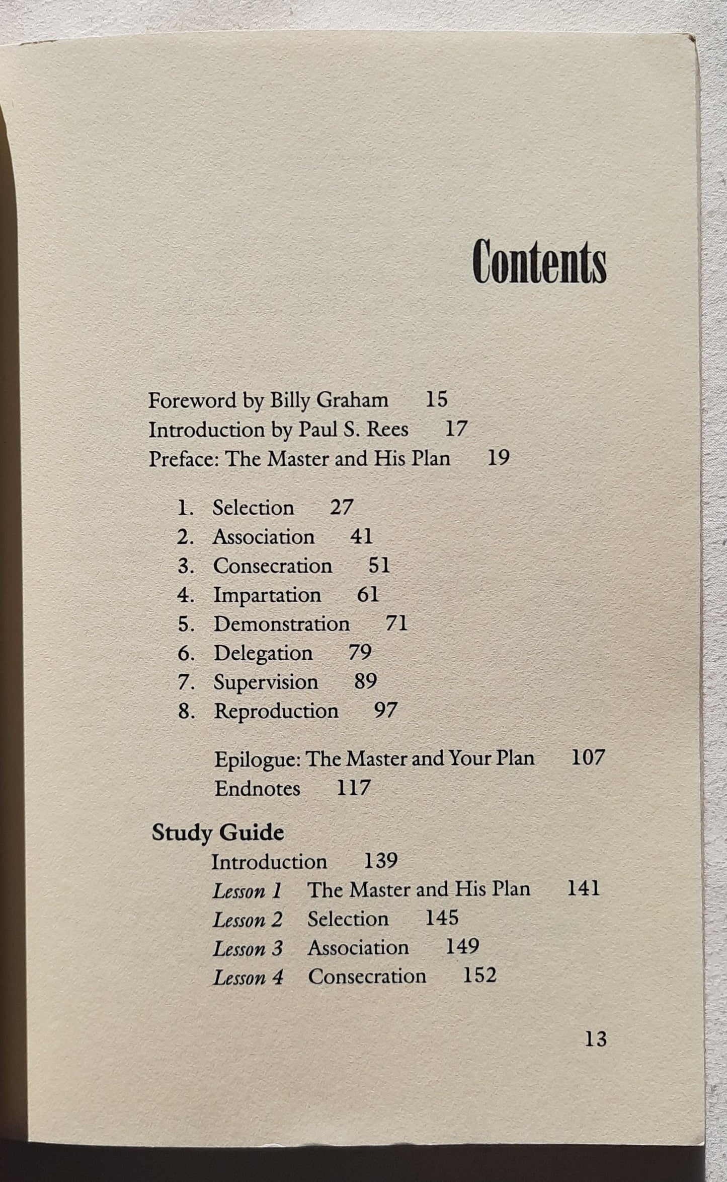 The Master Plan of Evangelism with Study Guide by Roy J. Fish by Robert E. Coleman (Very Good, 1993, PBK, 200 pages, Revell)