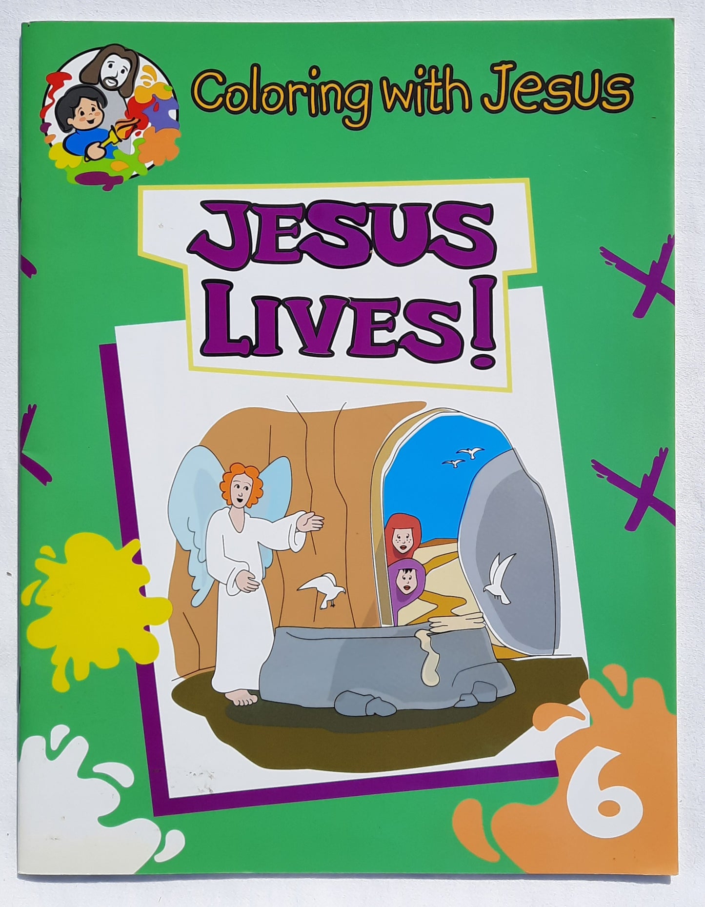 Coloring with Jesus: Jesus Lives! by Maria Ester H. de Sturtz (New, 2006, Pbk, 30 pages, Concordia Publishing)