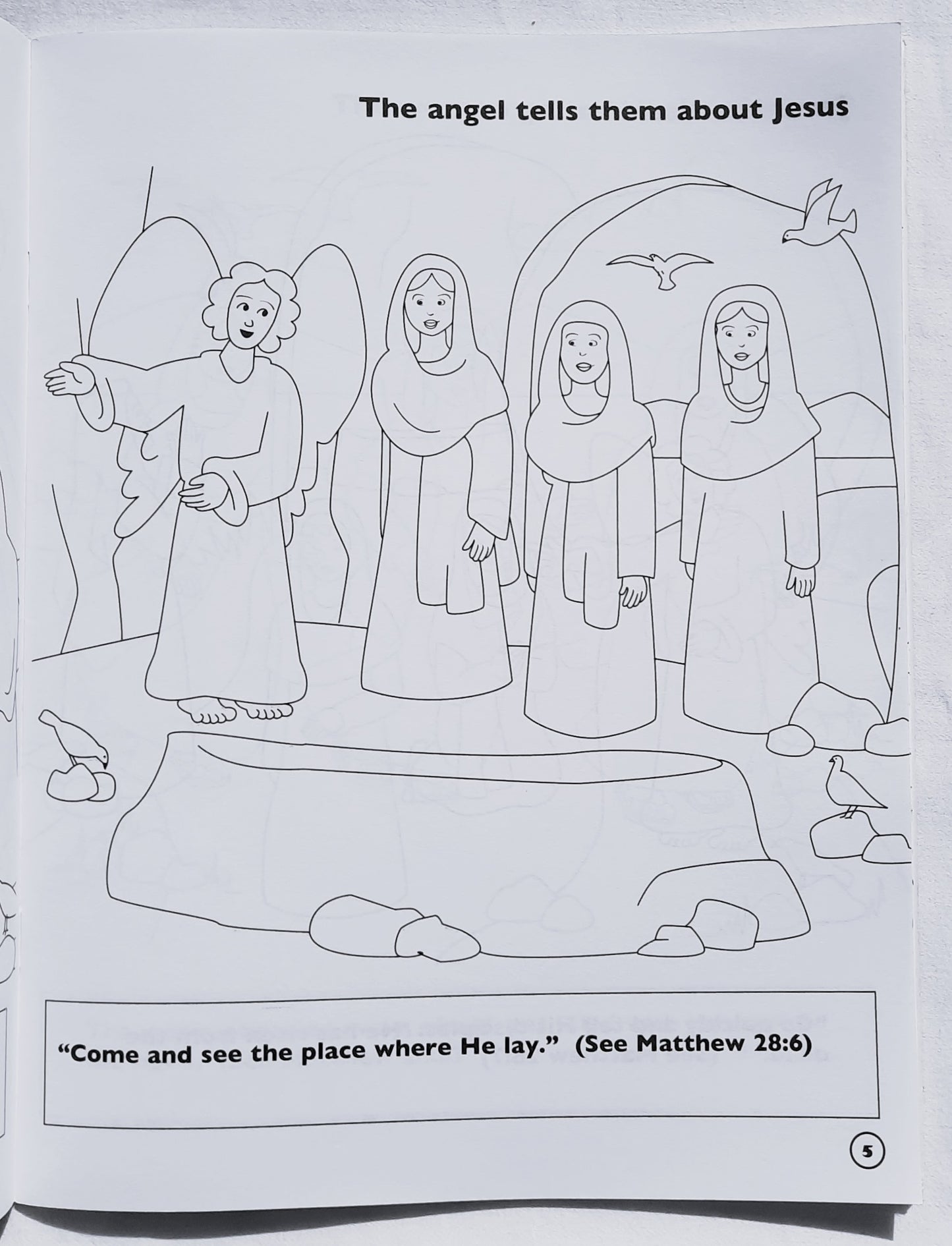 Coloring with Jesus: Jesus Lives! by Maria Ester H. de Sturtz (New, 2006, Pbk, 30 pages, Concordia Publishing)