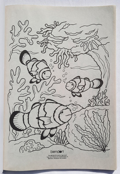 Wild World Jumbo Coloring and Activity Book: Amazing Ocean by Bendon (Like New, 80 pages)