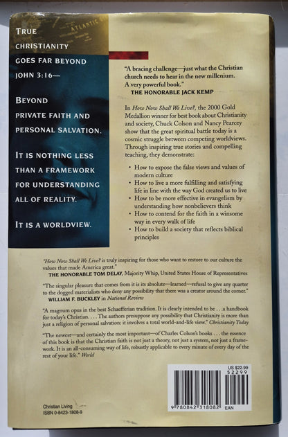 How Now Shall We Live? Adult Leader Kit von Charles Colson; Nancy Pearcy (Gut, 2000, LifeWay Church Resources)