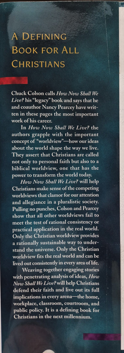 How Now Shall We Live? Adult Leader Kit von Charles Colson; Nancy Pearcy (Gut, 2000, LifeWay Church Resources)