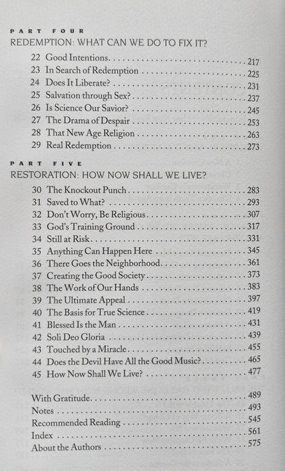 How Now Shall We Live? Adult Leader Kit von Charles Colson; Nancy Pearcy (Gut, 2000, LifeWay Church Resources)