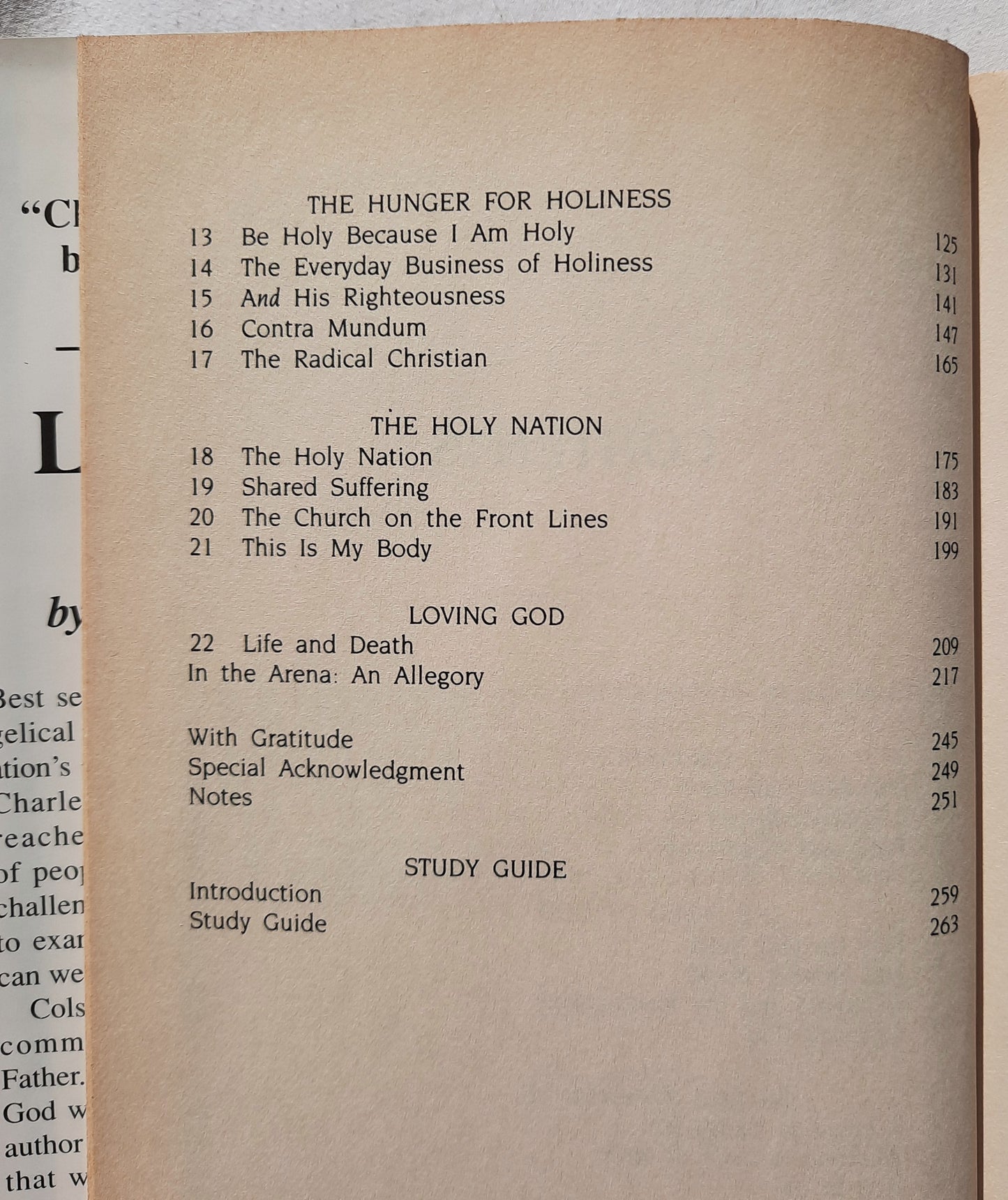 Loving God by Charles Colson (Very good, 1987, HC, 30 pages, Zondervan)