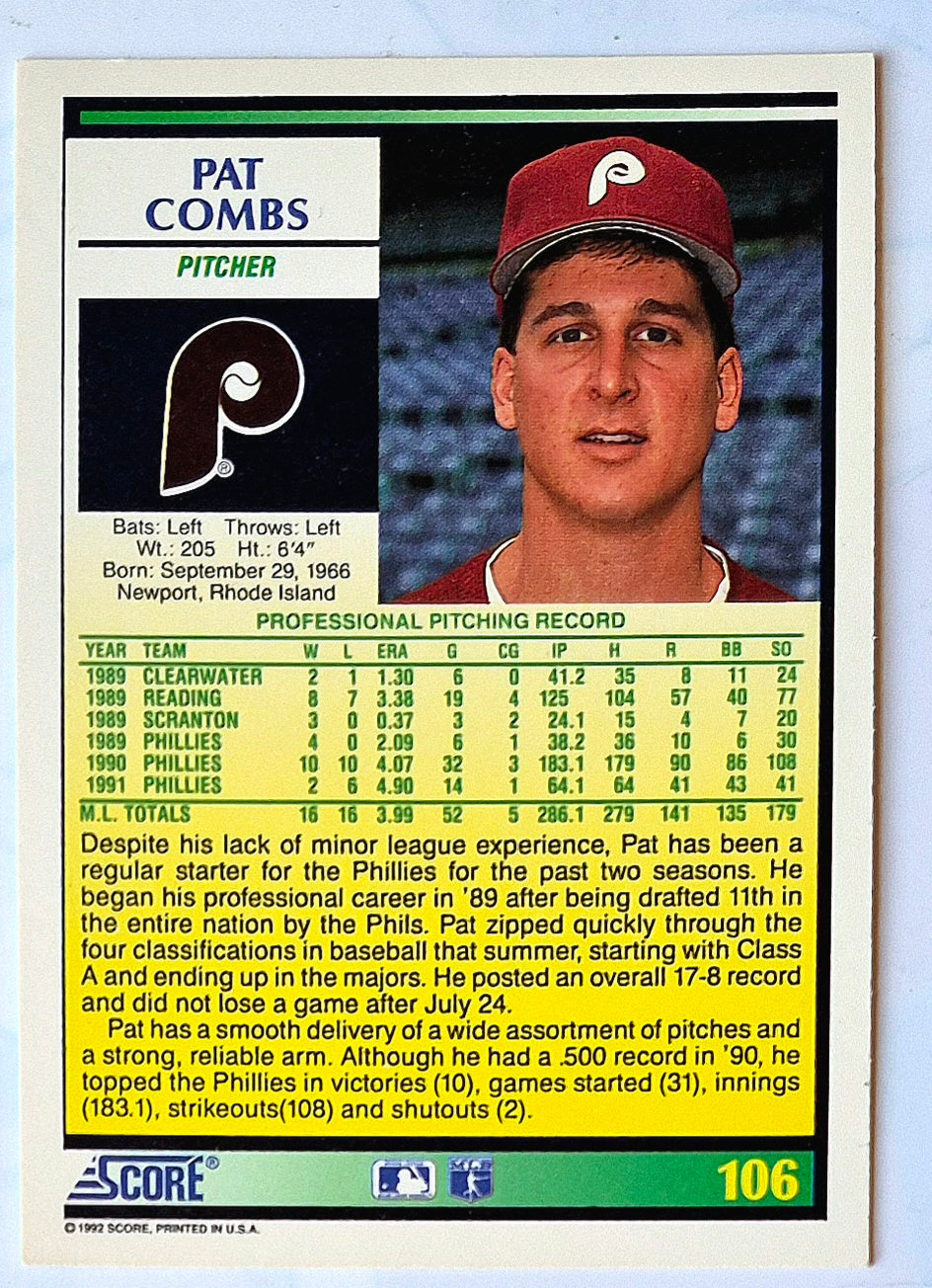 Scott Bailes California Angels Relief Pitcher 1992 Score #331 Baseballkarte (Exzellent)