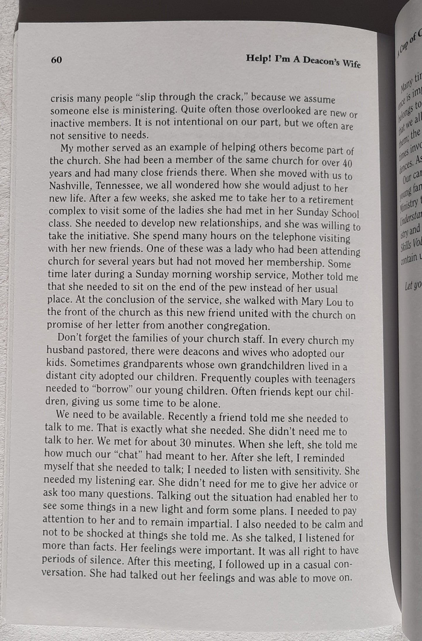 Help! I'm a Deacon's Wife by Convention Press (Very good, 2003, PBK, 70 pages, LifeWay)