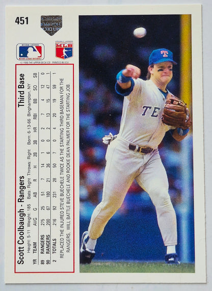 Scott Bailes California Angels Relief Pitcher 1992 Score #331 Baseballkarte (Exzellent)