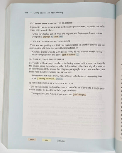 Back to the Lake: A Reader and Guide 4th Edition by Thomas Cooley (Very good, 2020, PBK, 844 pages, Norton)