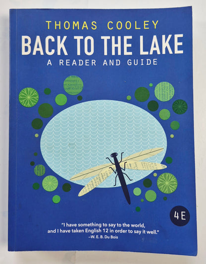 Back to the Lake: A Reader and Guide 4th Edition by Thomas Cooley (Very good, 2020, PBK, 844 pages, Norton)