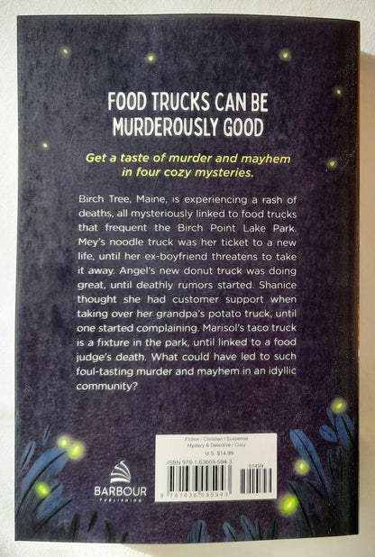 Death by Food Truck by Joi Copeland; Cynthia Hickey; Linda Johnson; Teresa Lilly (4 Cozy Culinary Mysteries, New, 2023, Pbk, 412 pages, Barbour)
