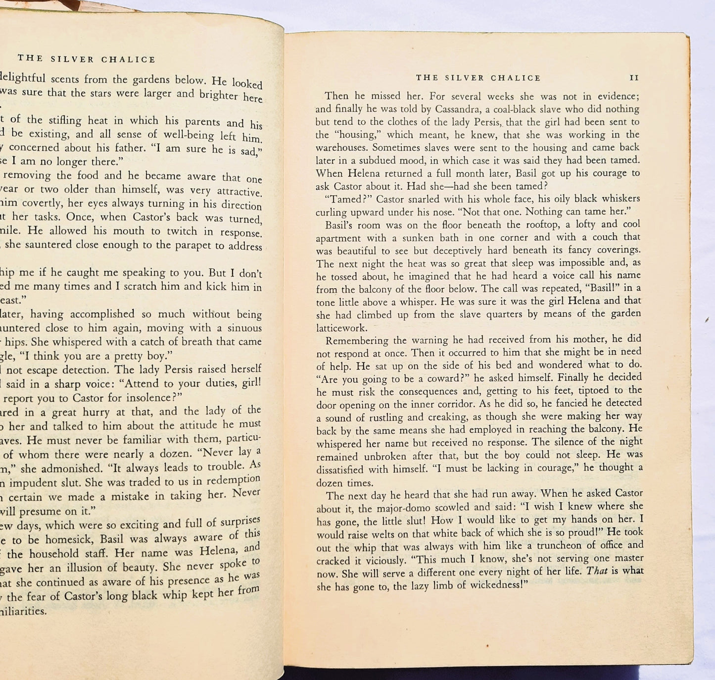 The Silver Chalice by Thomas Costain (Good, 1952, HC, 533 pages Peoples Book Club)