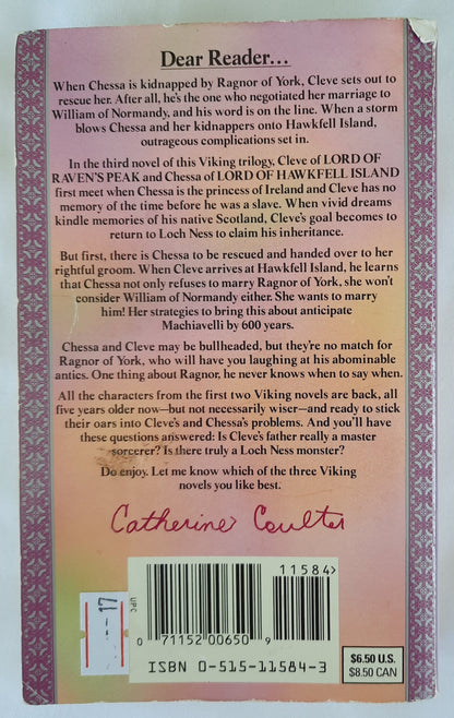 Lord of Falcon Ridge by Catherine Coulter (Viking Series #4, Good, 1995, Pbk, 358 pages, Jove)