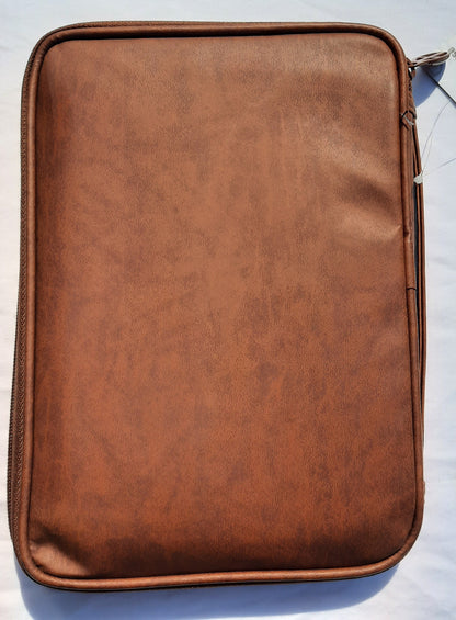 Bible Cover: Man of God (New, Natural Brown, Vinyl, Small Size fits 6 1/2"x9"x1", Dicksons)