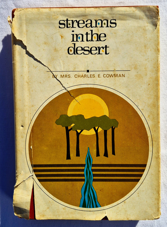 Streams in the Desert by Mrs. Charles E. [Lettie] Cowman (Good, 1975, HC, 378 pages, Zondervan)
