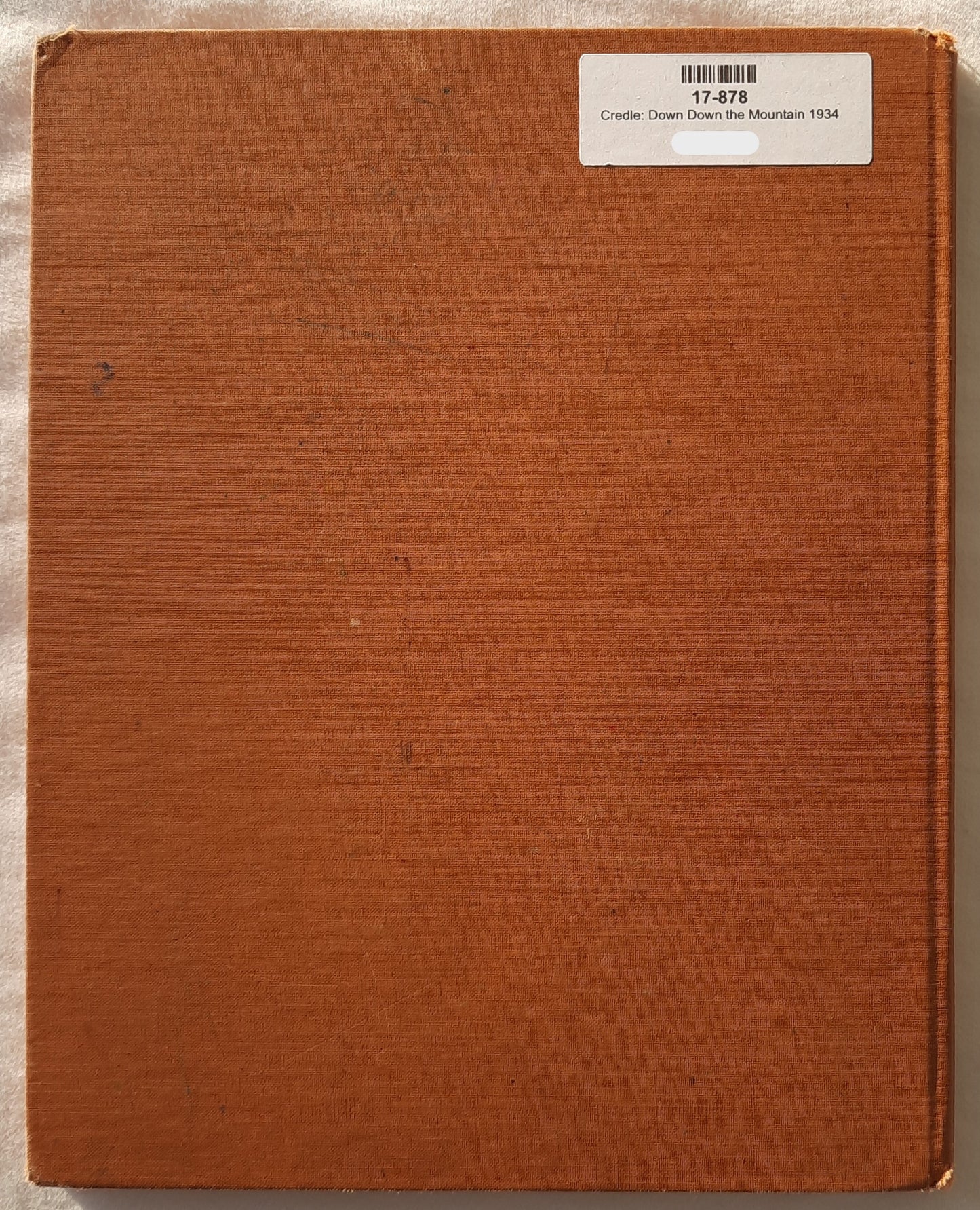 Down Down the Mountain by Ellis Credle (Acceptable, 1934, HC, 45 pages, Cadmus Books/Thomas Nelson & Sons)