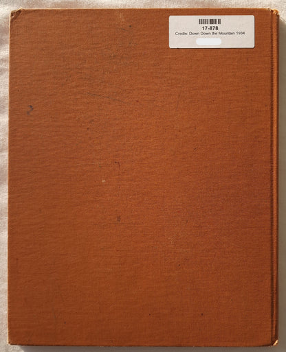 Down Down the Mountain by Ellis Credle (Acceptable, 1934, HC, 45 pages, Cadmus Books/Thomas Nelson & Sons)