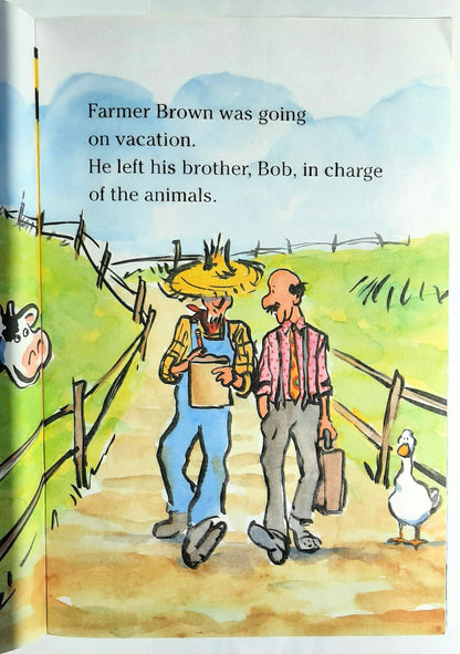 Giggle, Giggle Quack by Doreen Cronin; Betsy Lewin (Very good, 2017, Pbk, 32 pages, Scholastic)