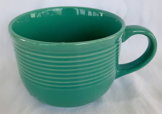 Color Connection Tea Saucer & Mug by Montgomery Ward (Very good, Teal/Turquoise Color, Vintage)