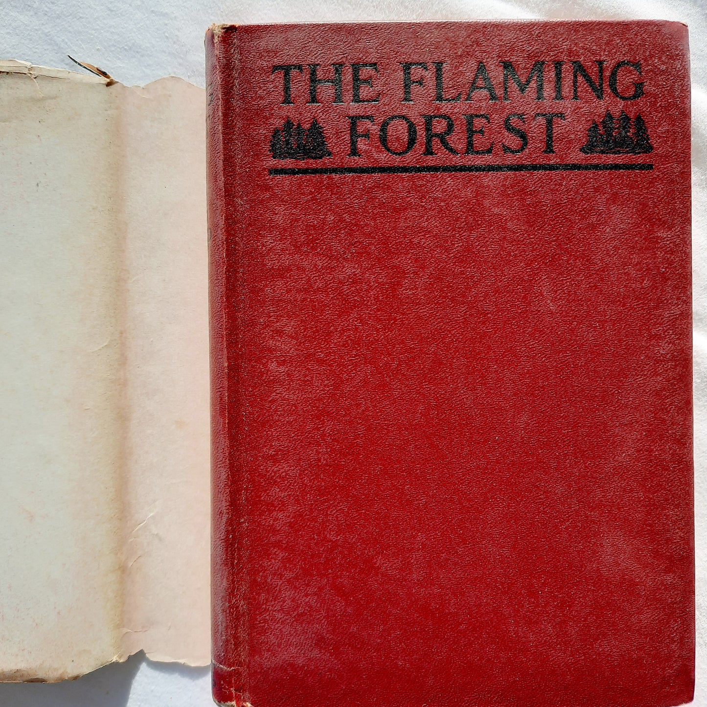 The Flaming Forest by James Oliver Curwood (Good, 1921, HC, 296 pgs, Grosset & Dunlap)