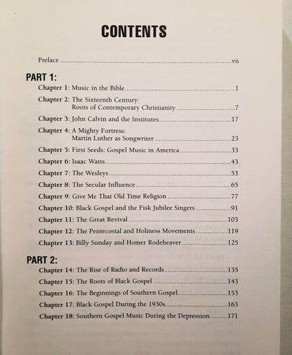 The Sound of Light: A History of Gospel and Christian Music by Don Cusic (Very good, 2002, PBk, 502 pages, Hal Leonard)