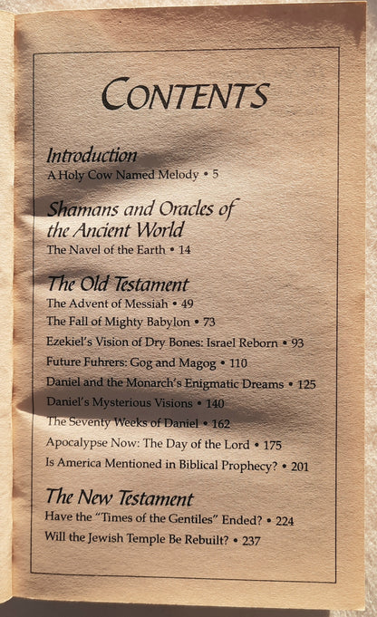 Amazing Prophecies of the Bible: What the Bible Reveals by TimothyJ. Dailey; David Howard (Very good, 1999, PBk, 480 pages, Publications International)