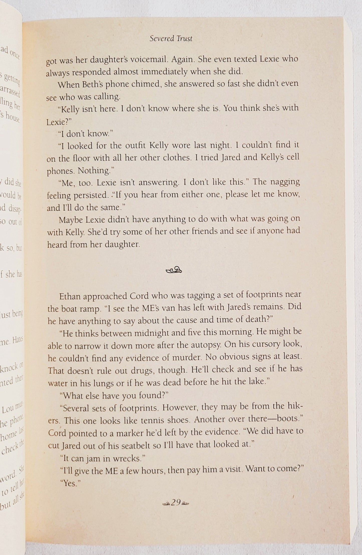 Severed Trust #4 by Margaret Daley (Men of the Texas Rangers, New, 2013, Pbk, 320 pages, Abingdon Press)